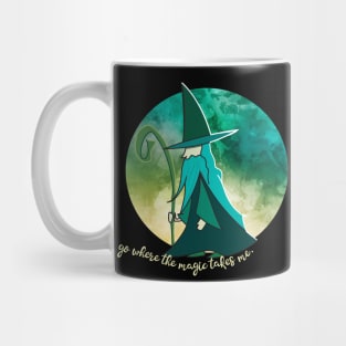 I go where the magic takes me Mug